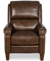 Furniture Arianlee Leather Push Back Recliner