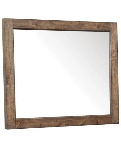 Furniture Dakota Mirror In Rustic Amb