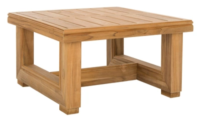 Safavieh Couture Montford Teak End Table In Natural
