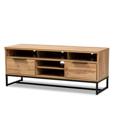 Furniture Reid Modern Farmhouse Tv Stand In Oak