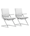 Zuo Set Of 2 Lider Plus Conference Chairs