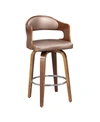 AC PACIFIC COUNTER SEAT HEIGHT SWIVEL BARSTOOL