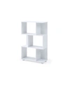 AC PACIFIC MODERN STAGGERED 3-SHELF MANOR BOOKCASE