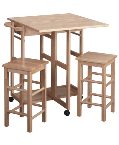 Winsome Suzanne 3-piece Space Saver Set In Natural