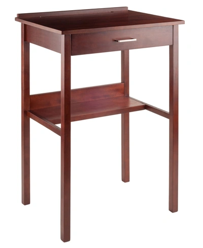 Winsome Ronald High Desk In Brown