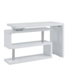 SOUTHERN ENTERPRISES TARA MULTIFUNCTIONAL CORNER DESK WITH SHELVES