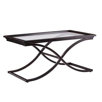 Southern Enterprises Albemarle Cocktail Table In Black