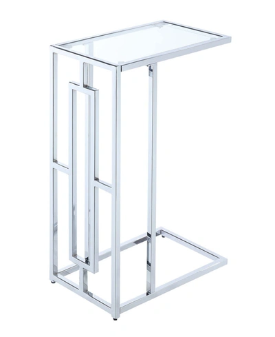 Convenience Concepts Town Square Chrome C End Table