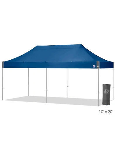 E-z Up Eclipse Instant Shelter Aluminum Frame 200 Square Feet Of Shade In Royal Blue