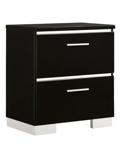 Furniture Of America Shorehaven 2-drawer Nightstand In Black