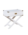 Furniture Of America Nenol X-shape Legs Side Table