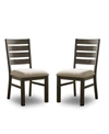 FURNITURE OF AMERICA VOLNEY PADDED SIDE CHAIRS (SET OF 2)