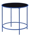 FURNITURE OF AMERICA FURNITURE OF AMERICA VARDO GLASS TOP SIDE TABLE