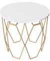 FURNITURE OF AMERICA BIANCAH ROUND END TABLE