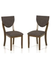 Furniture Of America Raven Side Chairs (set Of 2)