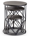 Furniture Of America Melmar Round 3-piece Nesting Table Set