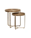 ROSEMARY LANE WOOD CONTEMPORARY ACCENT TABLE SET, 2 PIECE