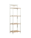 Rosemary Lane Wood Farmhouse Shelving Unit