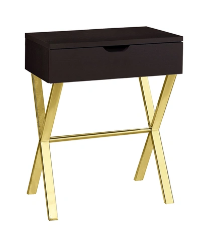 Monarch Specialties Accent Table - 24" H In Coffee Bea