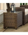 Crosley Bradenton Outdoor Wicker Rectangular Side Table