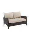 CROSLEY KIAWAH OUTDOOR WICKER LOVESEAT