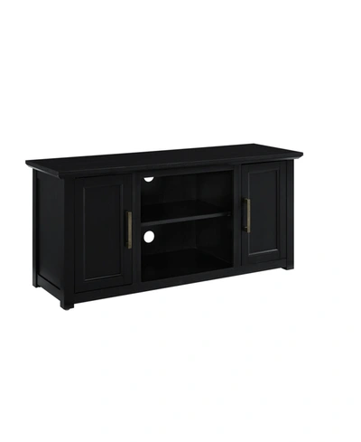 Crosley Camden 48" Low Profile Tv Stand In Black