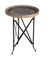 AB HOME CLASSIC VINTAGE-LIKE ROUND SIDE TABLE