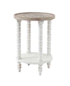 LUXEN HOME ROUND ACCENT TABLE