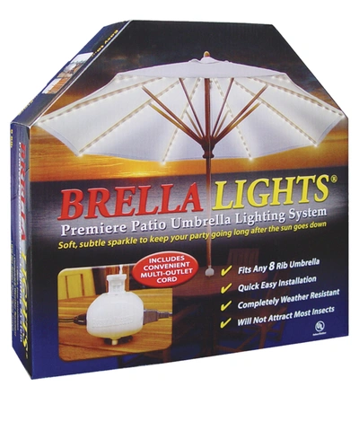 Blue Star Group Brella Lights - Patio Umbrella Lighting System With Power Pod, 8-rib Model