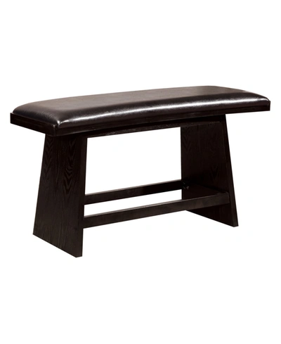 Furniture Of America Omura Upholstered Dining Bench In Black