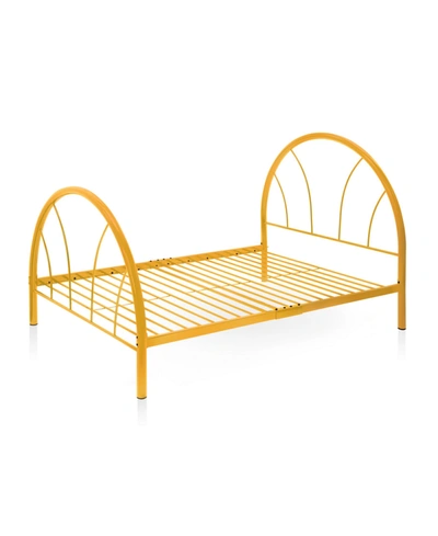 Furniture Of America Capelli Full Metal Arch Bed In Orange