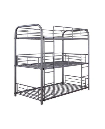 Acme Furniture Cairo Triple Bunk Bed - Full In Gray