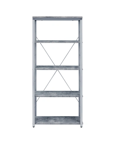 Acme Furniture Jurgen Bookshelf In Silver