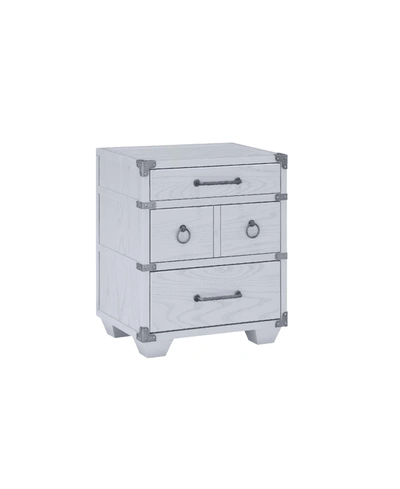 Acme Furniture Orchest 3-drawer Nightstand In Gray