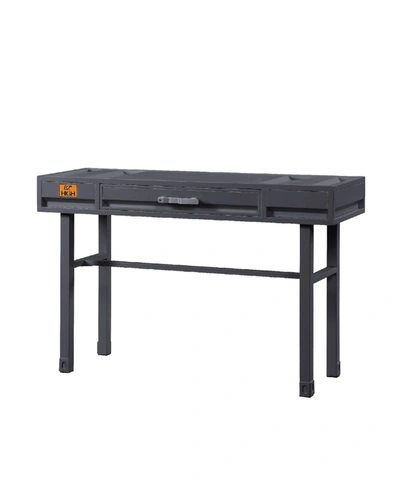 Acme Furniture Cargo Vanity Desk In Gunmetal