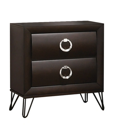 Acme Furniture Tablita Nightstand In Dark Brown