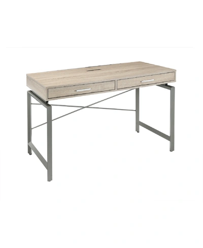 Acme Furniture Yaseen Desk In Natural And Nickel