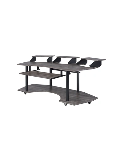 Acme Furniture Eleazar Computer Desk In Gray