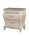 ACME FURNITURE CHANTELLE NIGHTSTAND WITH GRANITE TOP