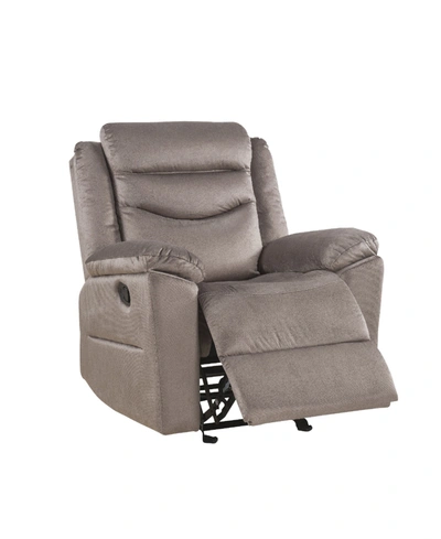 Acme Furniture Fiacre Motion Glider Recliner In Gray