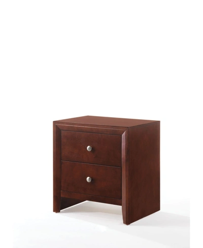 Acme Furniture Ilana Nightstand In Brown
