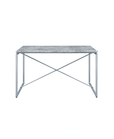 Acme Furniture Jurgen Dining Table In Silver