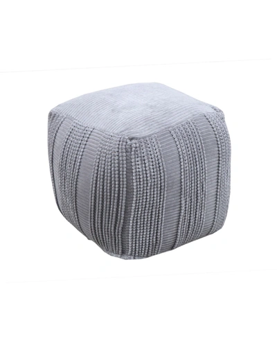 Chic Home Dinesh Ottoman In Navy