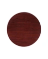 CLICKHERE2SHOP OFFEX 24" ROUND RESIN MAHOGANY TABLE TOP