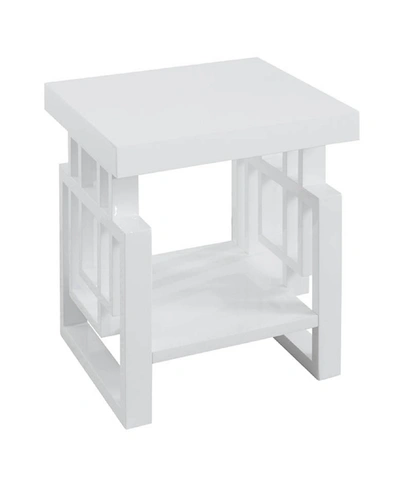 Coaster Home Furnishings Saybrook Rectangular End Table In White
