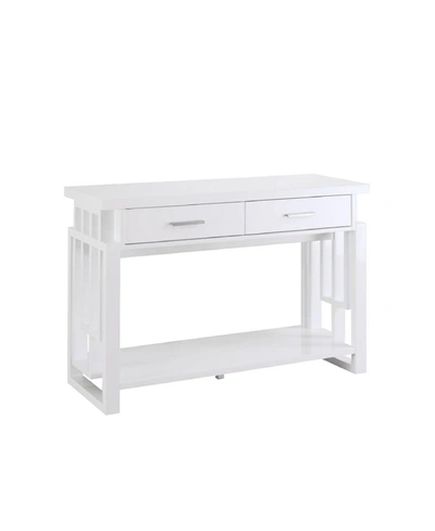 Coaster Home Furnishings Saybrook Rectangular 2-drawer Sofa Table In White