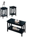 COASTER HOME FURNISHINGS ALEK 3-PIECE OCCASIONAL TABLE SET