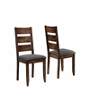 COASTER HOME FURNISHINGS BARRETT LADDERBACK DINING SIDE CHAIRS (SET OF 2)