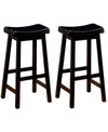 COASTER HOME FURNISHINGS BRANTLEE 24-INCH WOODEN COUNTER STOOLS (SET OF 2)
