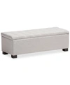 Furniture Roanoke Grid-tufting Storage Ottoman Bench